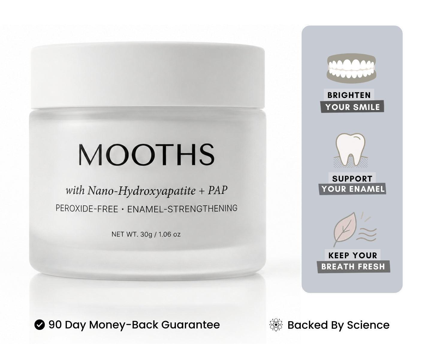 Whitening Powder with Nano-Hydroxyapatite + PAP