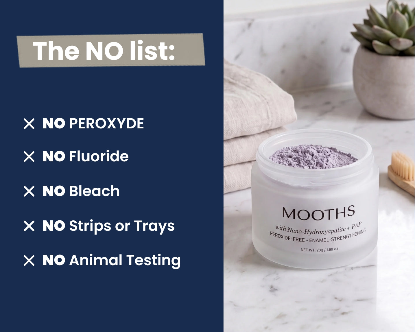 Whitening Powder with Nano-Hydroxyapatite + PAP